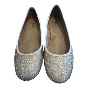 Style & Co. Angelyn Rhinestone Glitter Ballet Flats Size 9M